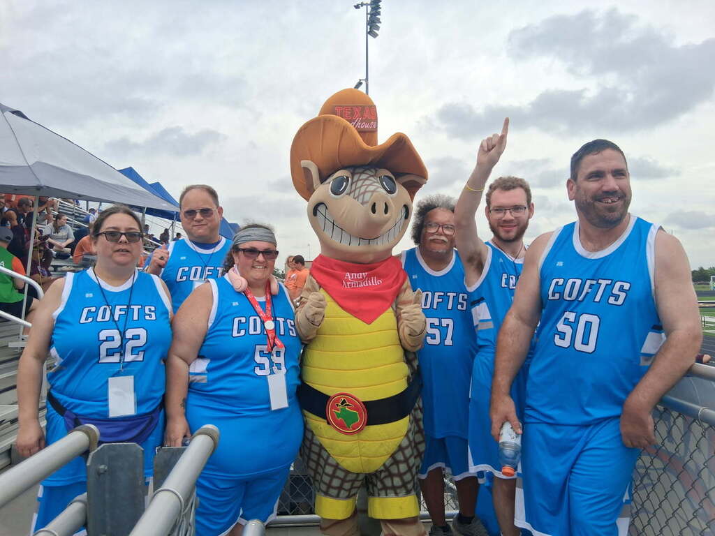 special Olympic athletes