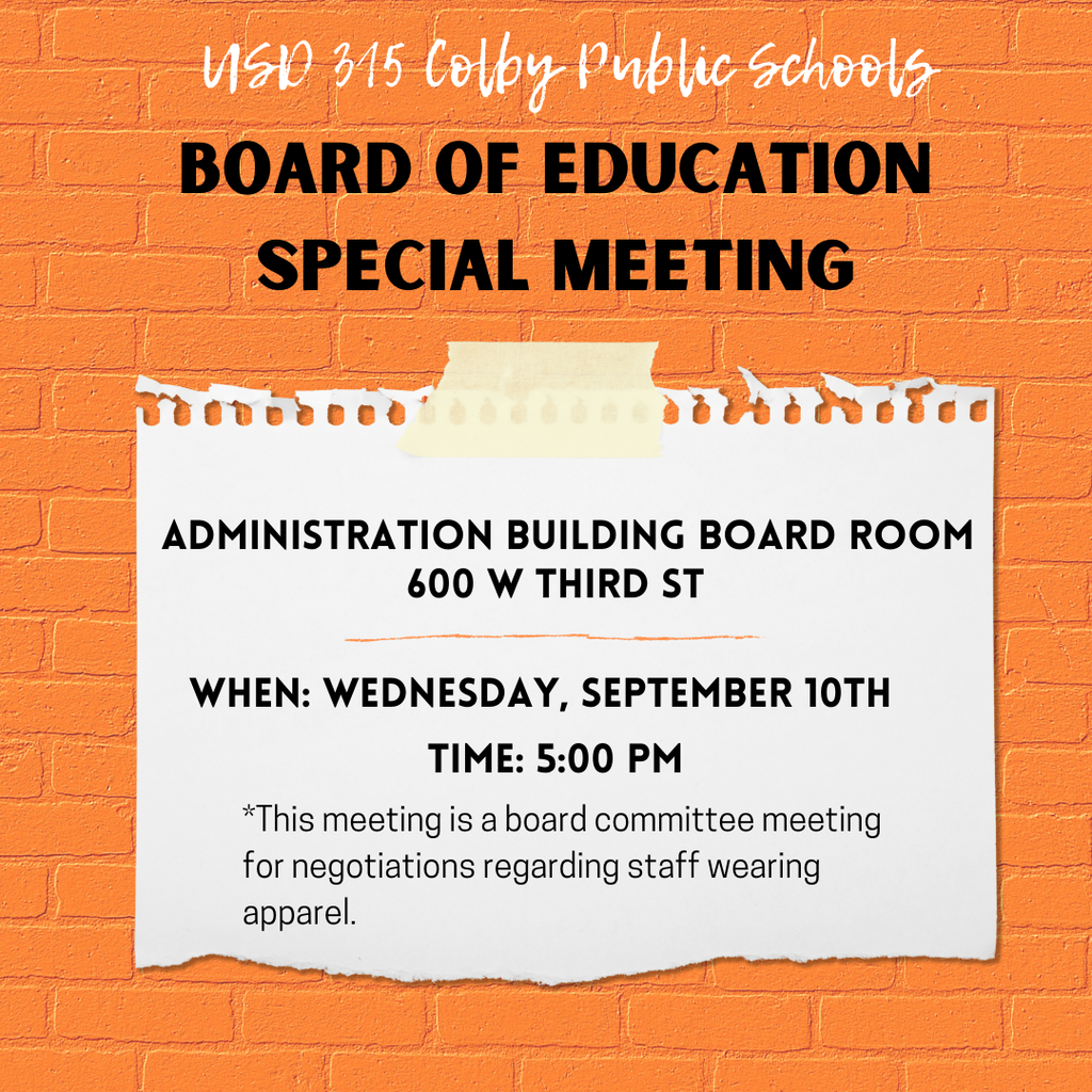 Board Meeting info
