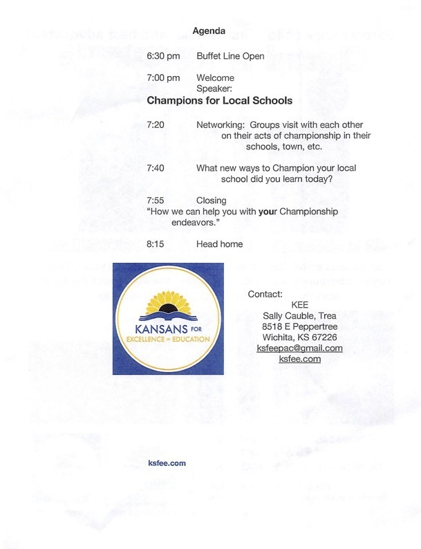 Champions for Schools Flyer #2