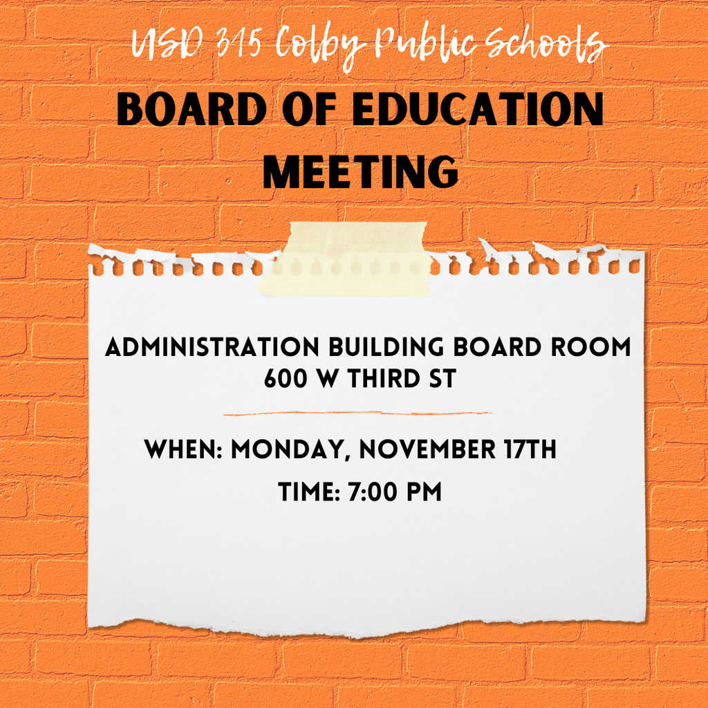 Board Meeting info