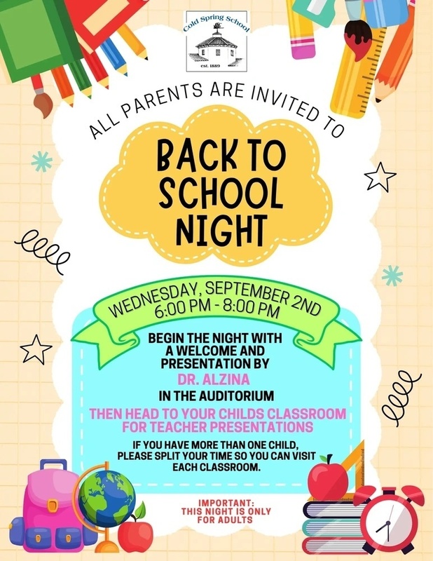 Back to School Night