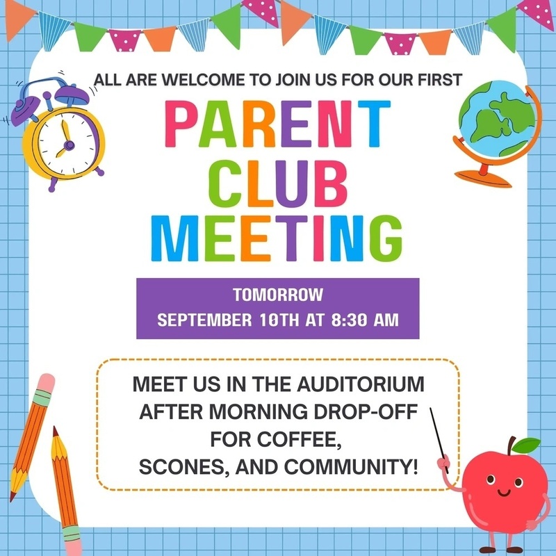 Parent Club Meeting