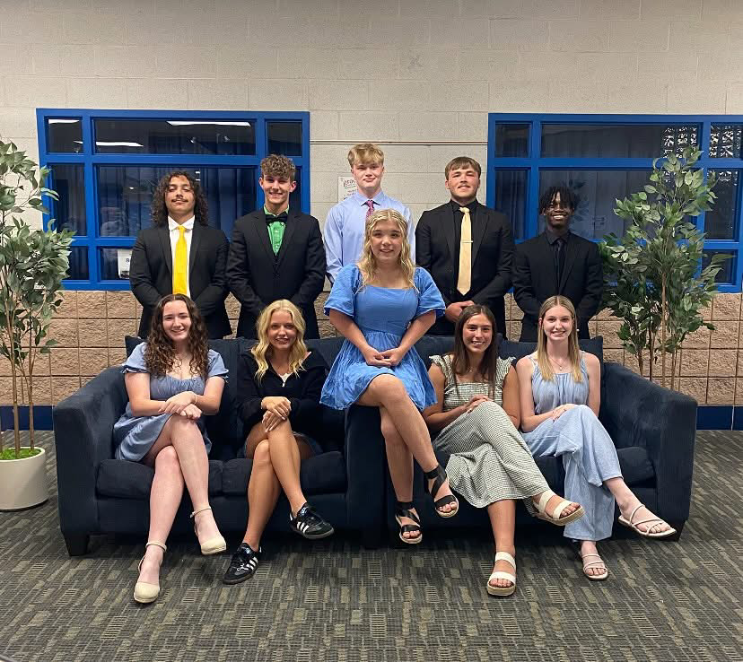 The 2025 Interstate 8 Senior Scholar-Athletes from Coldwater High School.