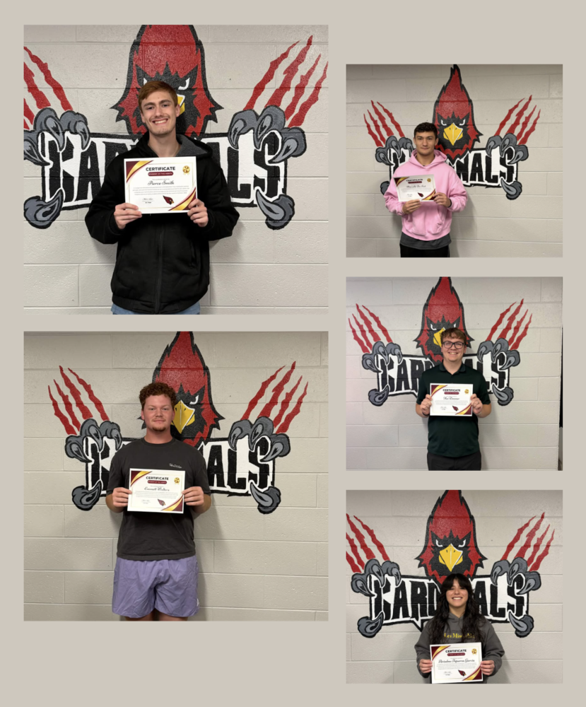CHS's Students of the Month for October 2026