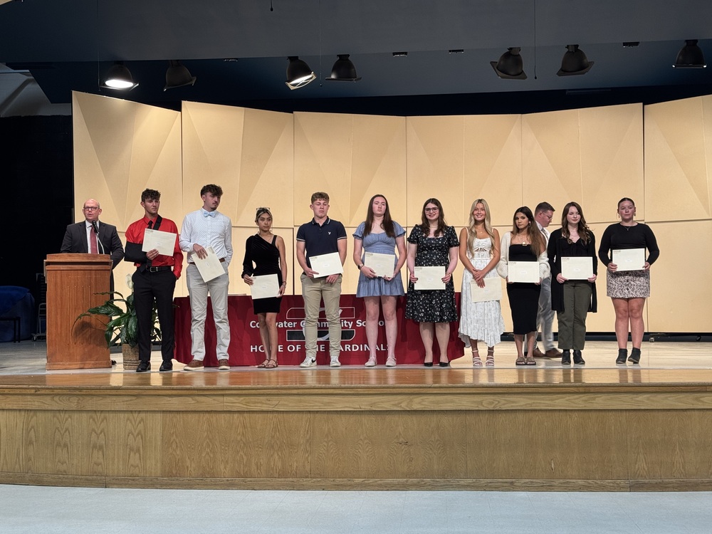 Some of the scholarship recipients at Local Scholarship Night