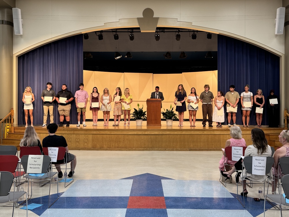 Some of the scholarship recipients at Local Scholarship Night, 5/26/2026