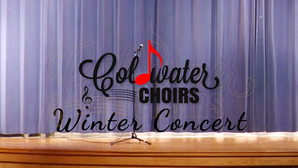 Coldwater Choirs Winter Concert 12/17/2024 Legg Middle School