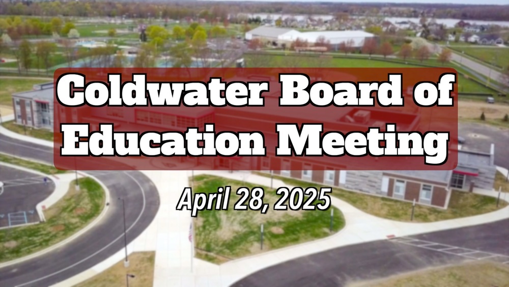 Coldwater Board of Education Meeting, 4/28/2025