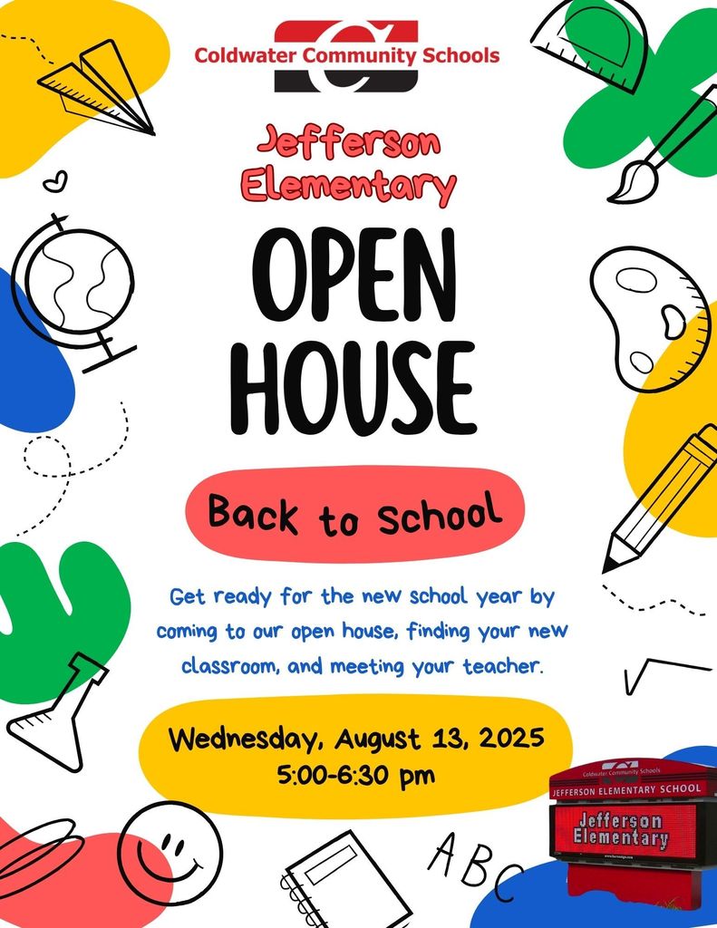 Jefferson Elementary Open House in August