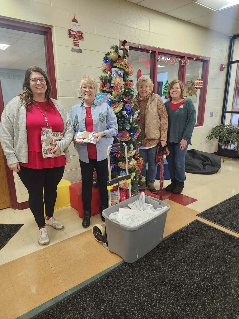 Thank you to The Early Educators Book Club for their generous donation of 132 books for our students through The Holiday Book Tree Project.