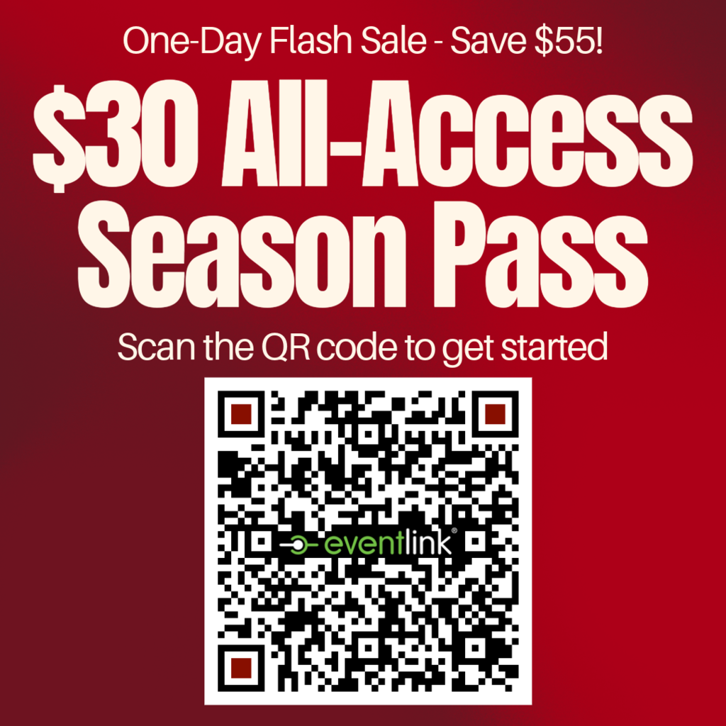 $30 All-Access Season Passes available only on Wednesday, August 19