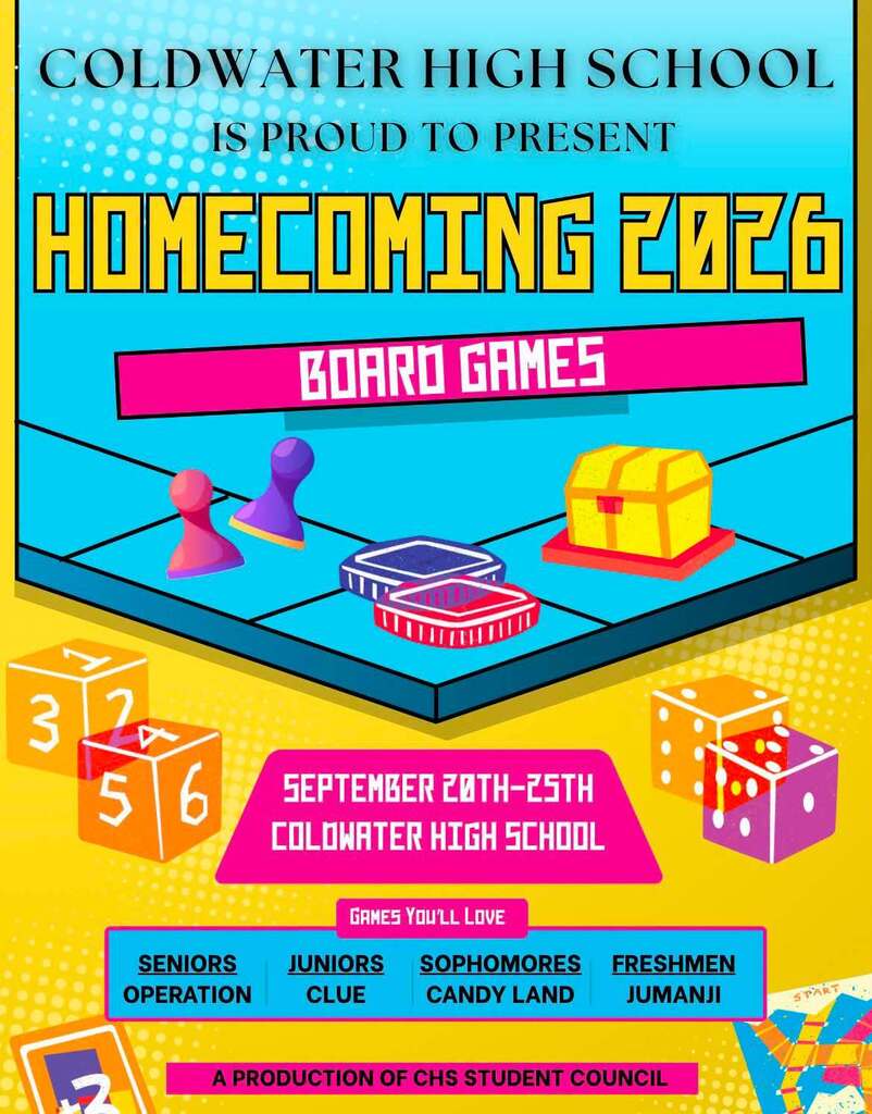 The CHS Homecoming 2026 theme will be "Board Games".