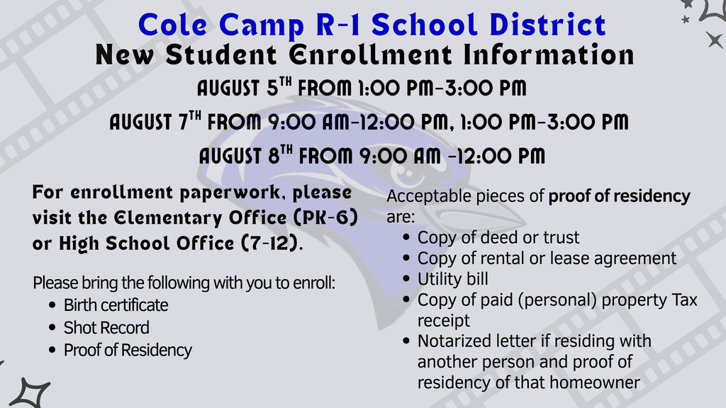 New Student Enrollment Blast 