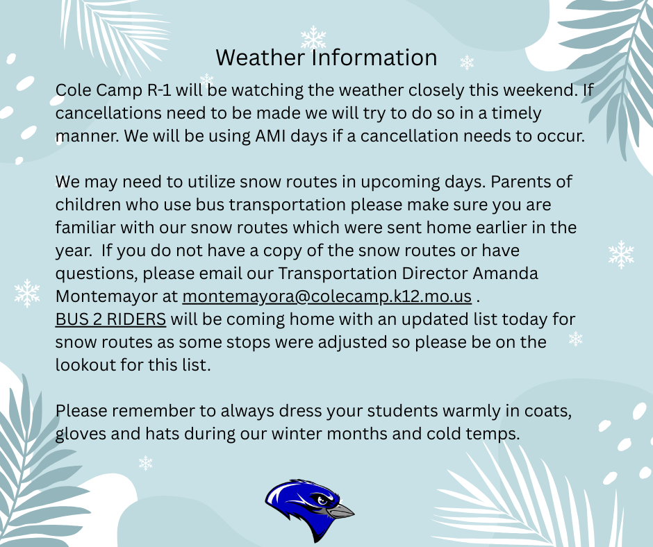 Weather Information for Upcoming Days