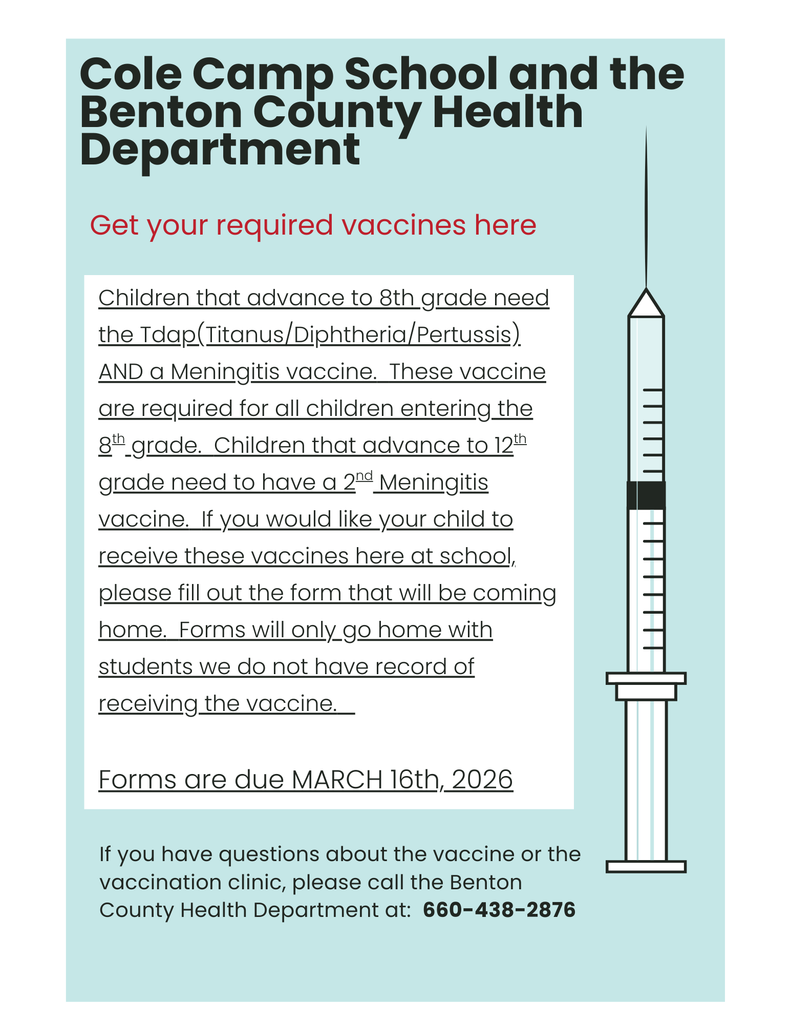 8&12th Shot Clinic flyer