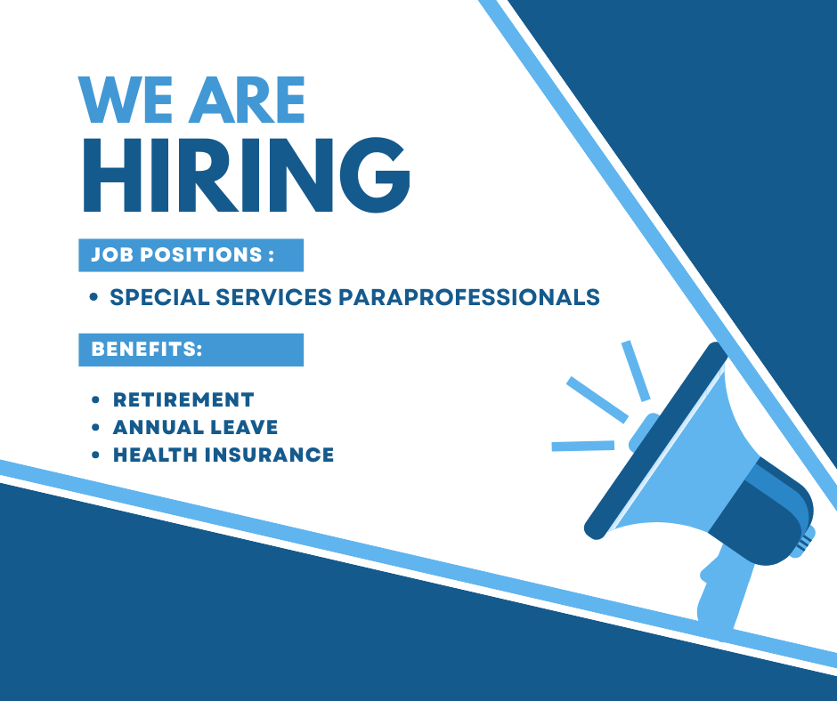 Job posting for special services paraprofessionals