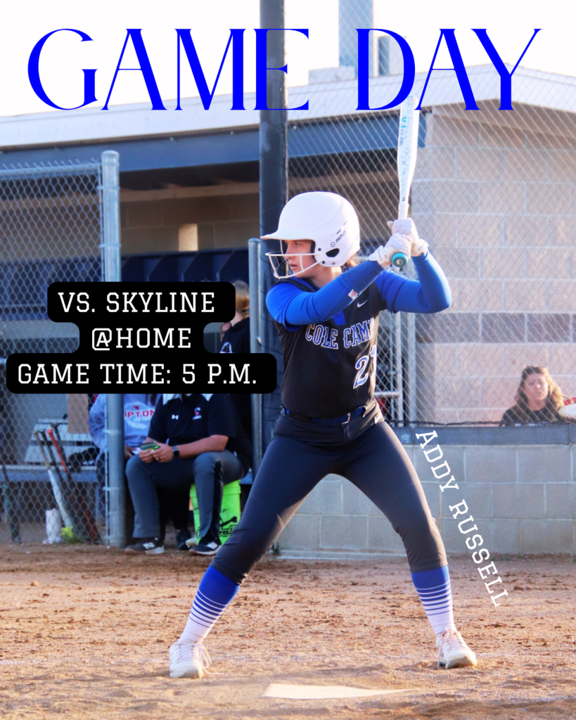 Today is Game Day for the Lady Bluebird Softball Team. They will play at home tonight against Skyline. Game time is 5:00 pm at the William Smart Sports Complex. Good Luck Lady Bluebirds!