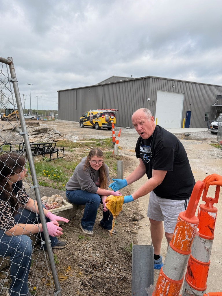 Students dissecting monogastric digestive systems in Ag Science 2 class today.