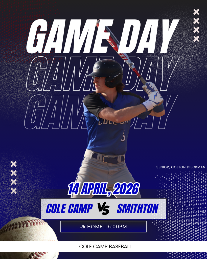 The Bluebird Baseball team will play at home today at 5:00 pm against the Smithton Tigers. Good Luck Bluebirds!