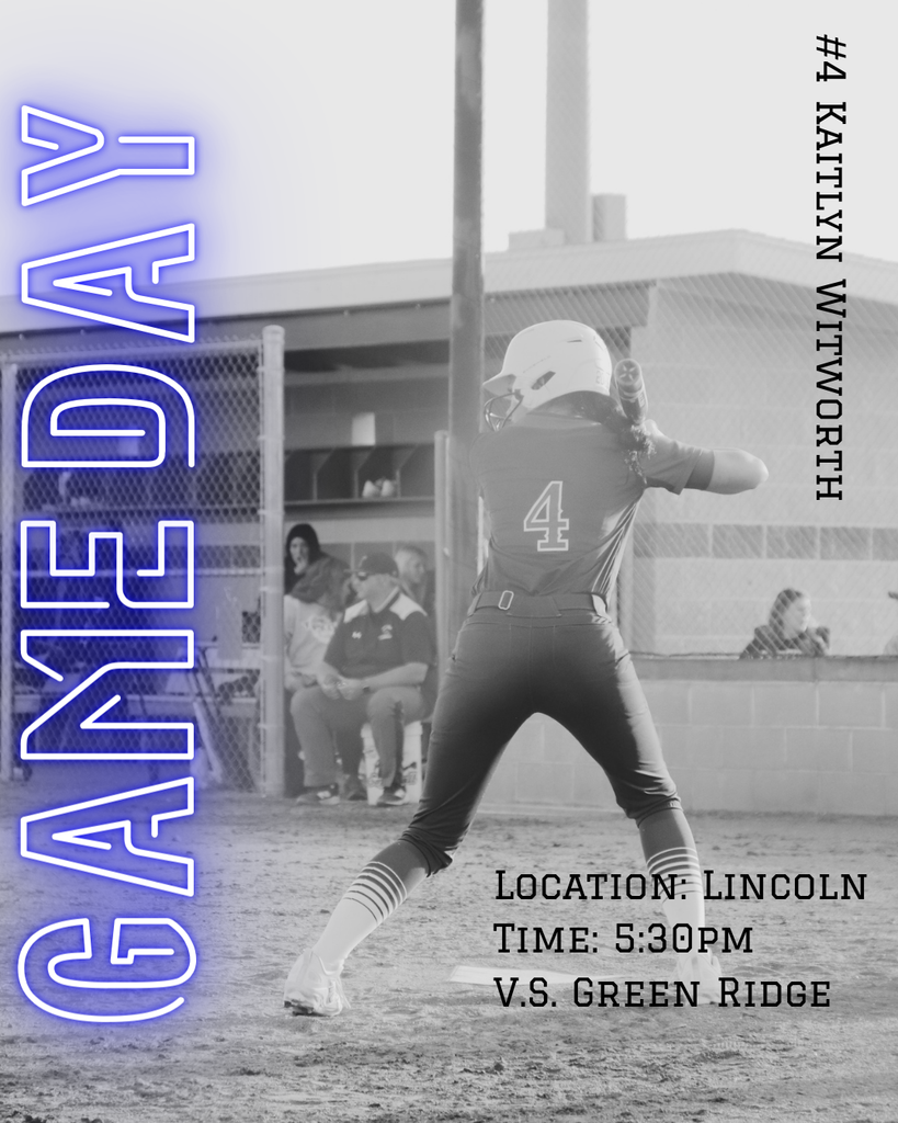 The Kaysinger Conference Softball Tournament resumes tonight at Lincoln. The Lady Bluebirds will play Green Ridge at 5:30 pm. Good Luck Lady Blue!