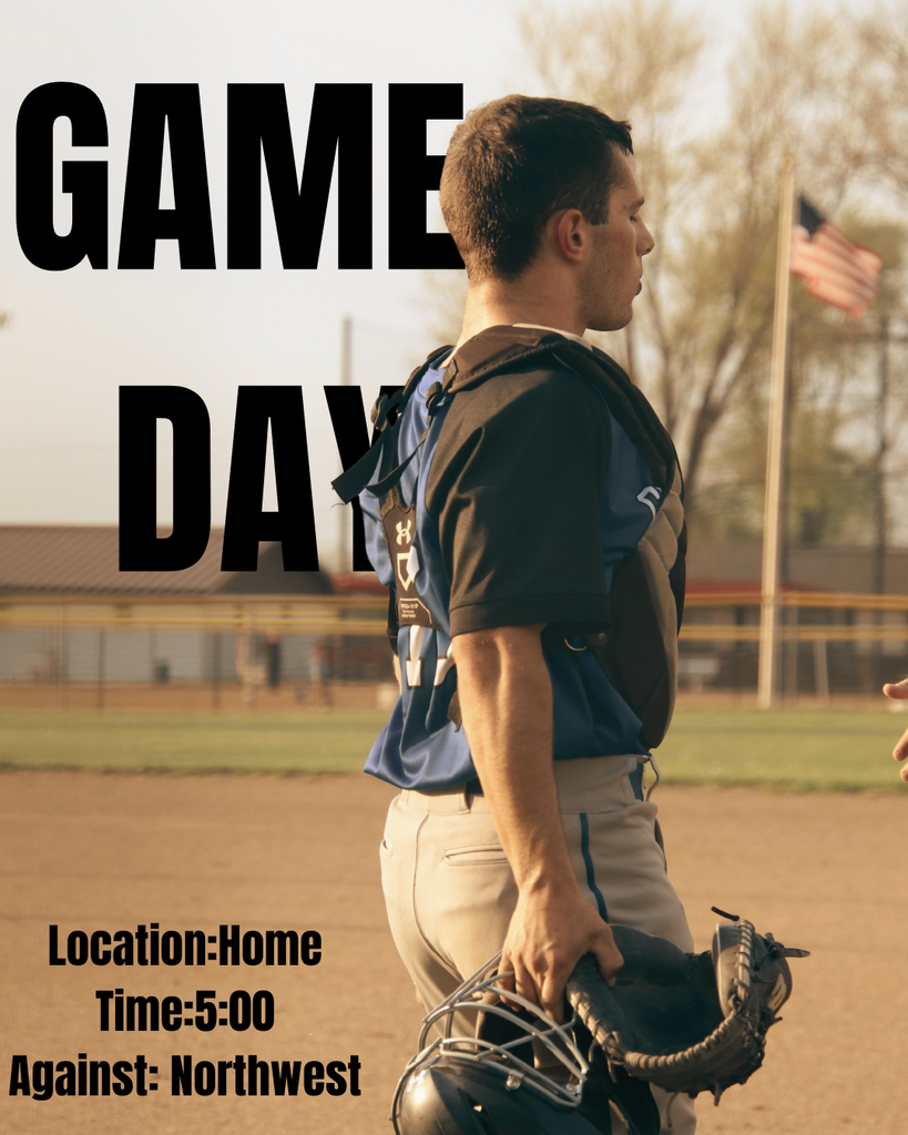 Today is Game Day for the Bluebird Baseball team.  The Bluebirds will play Northwest today at 5:00 pm here at the William Smart Sports Complex.  Good Luck Bluebirds!