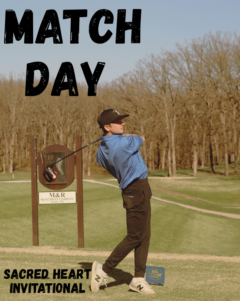 The Bluebird Golf team is competing today in the Sacred Heart Invitational .  Good Luck Bluebird Golfers!