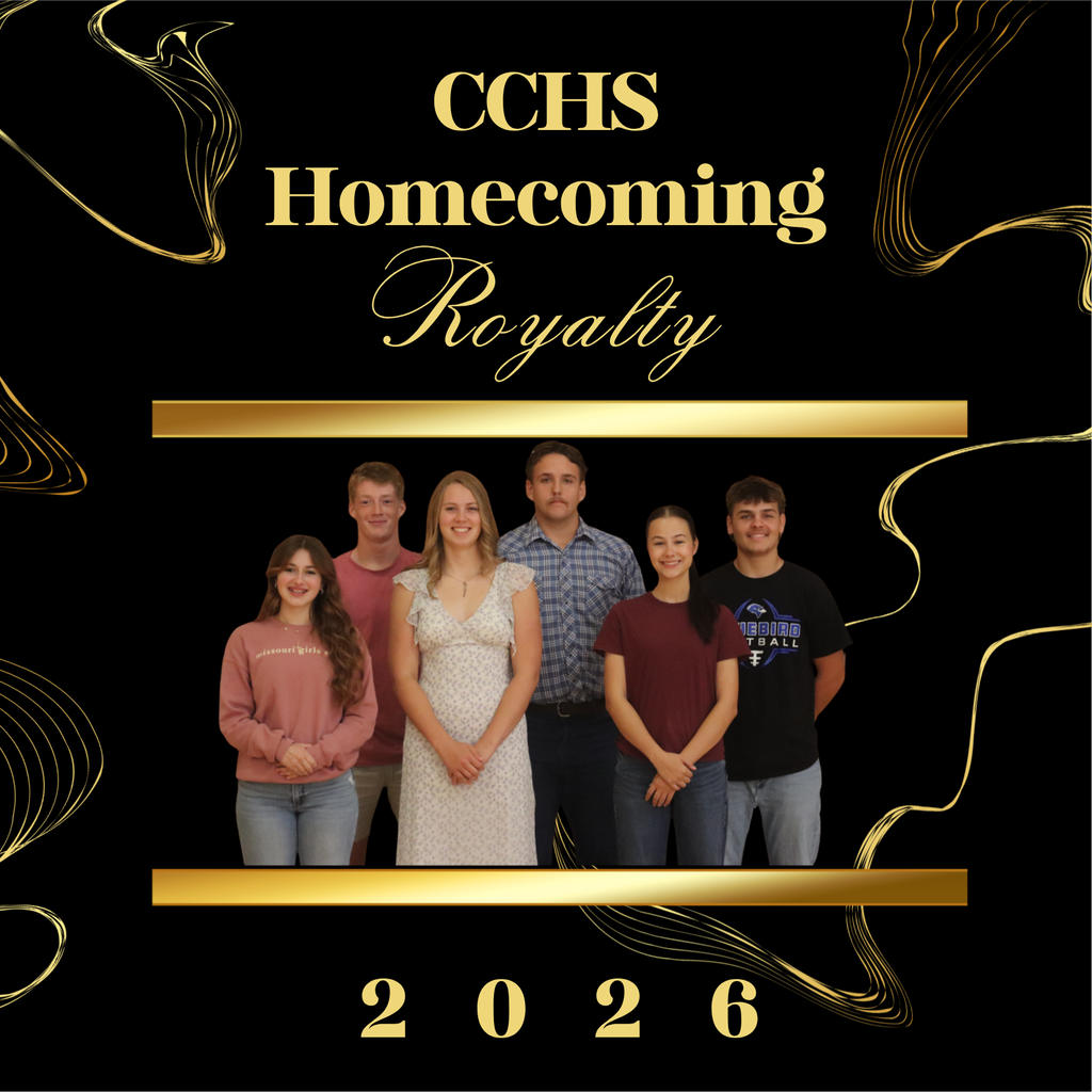CCHS Homecoming Royalty candidates, L to R: Abbi Rodriguez, Blake Abey, Andrea Dieckman, Oliver Moritz, Grace Harms, and Landon Bauer