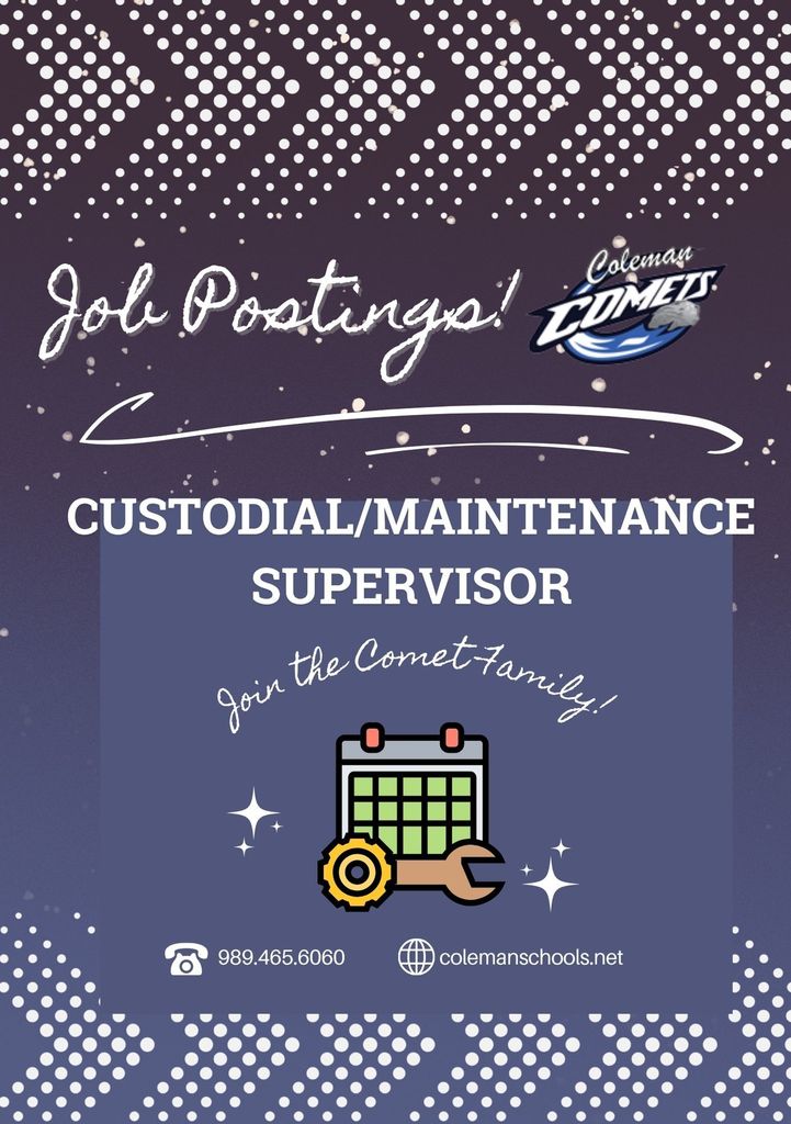 custodial/maintenance supervisor posting