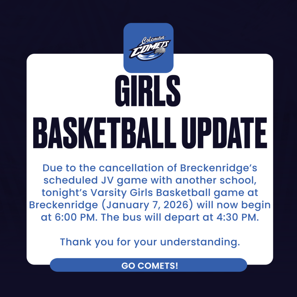 1/7/26 Schedule Update