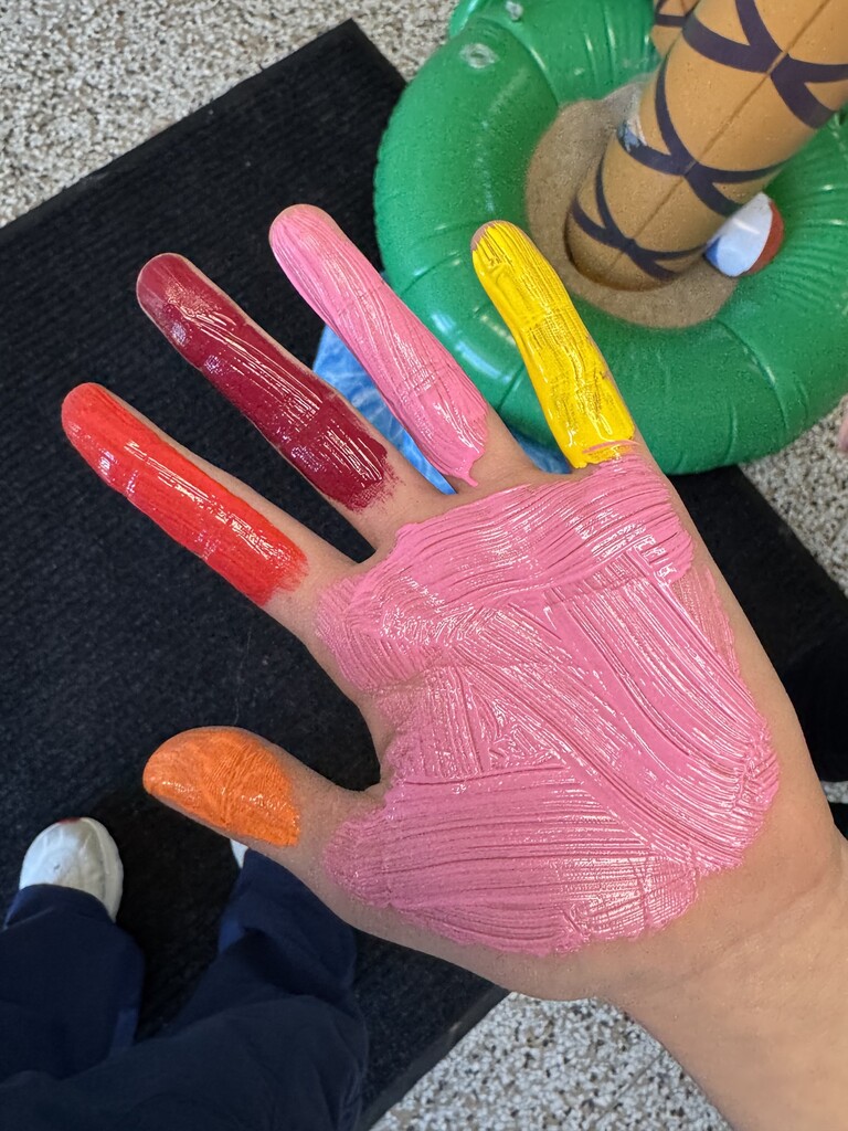 6th grade handprints