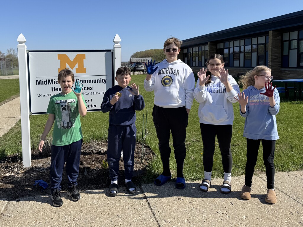 6th grade handprints