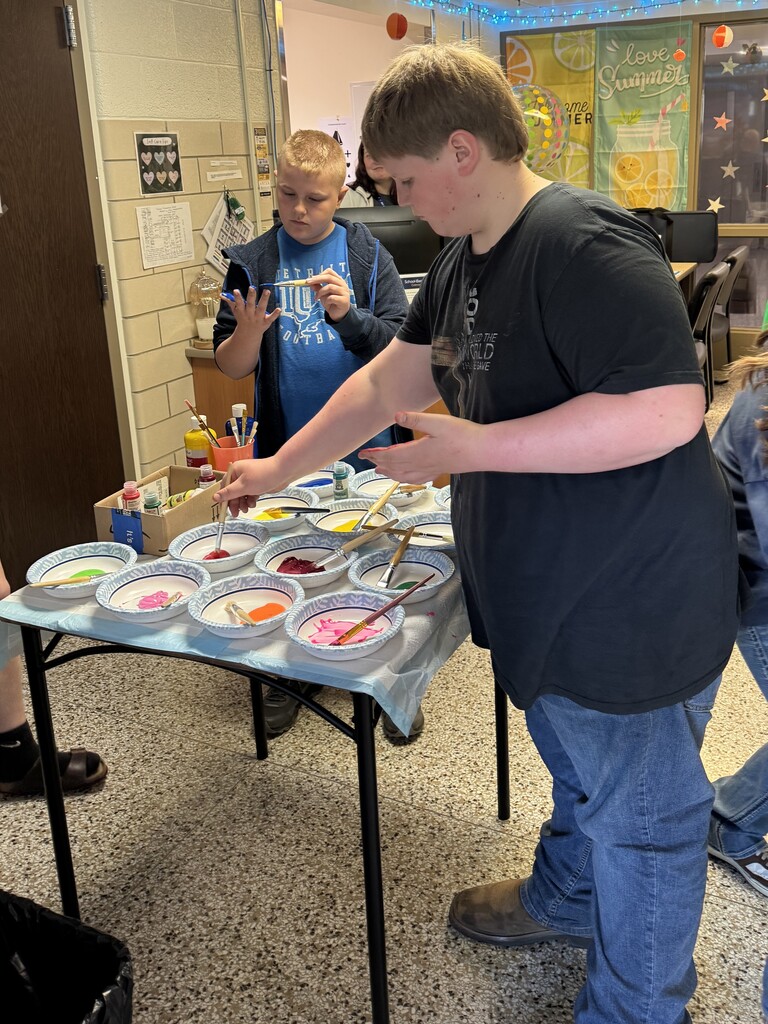 6th grade handprints