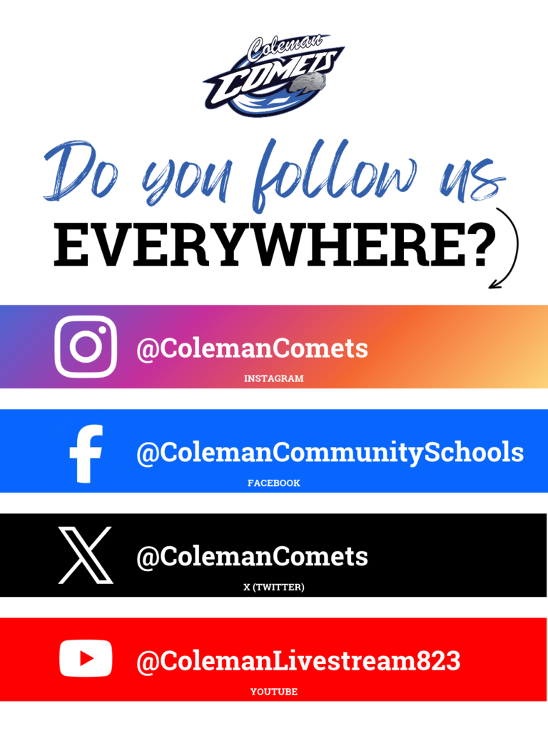 follow us everywhere