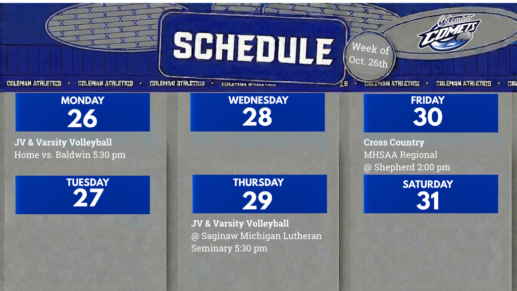 Weekly Schedule