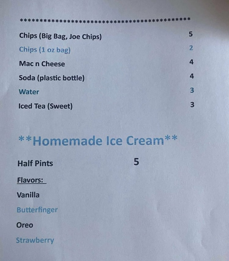 menus