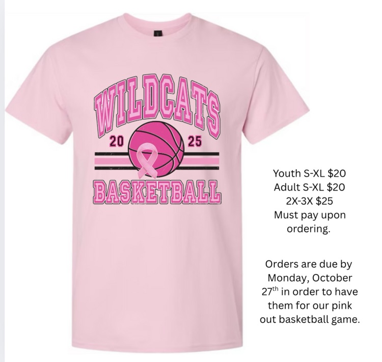 pink out shirt.