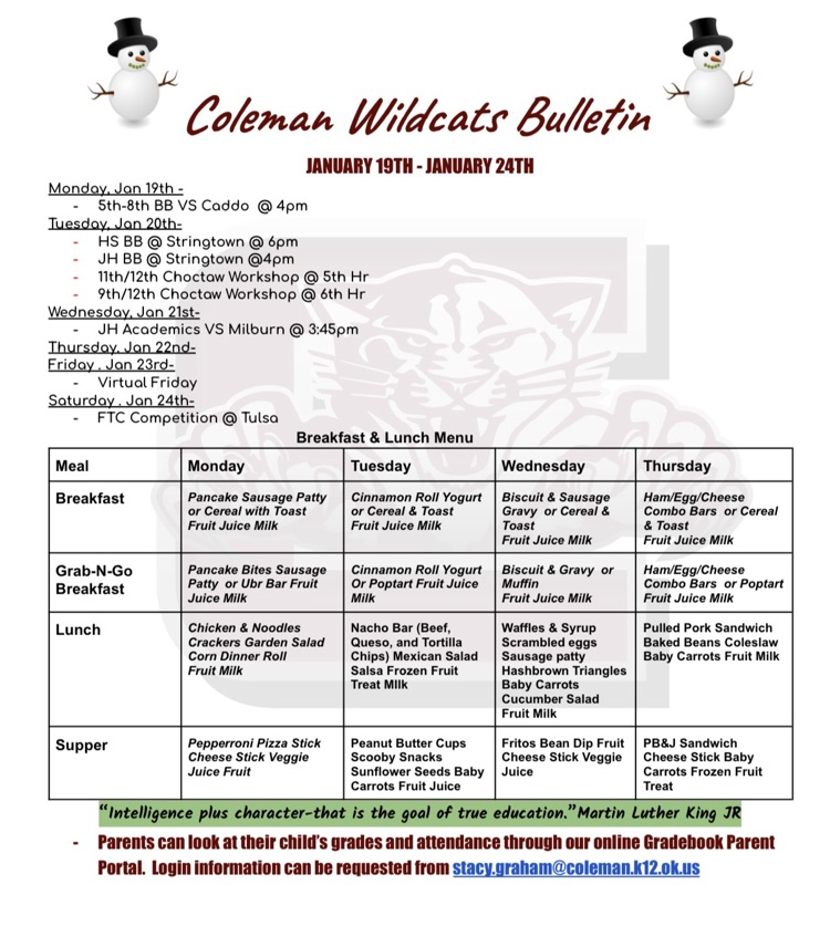 weekly Bulletin 