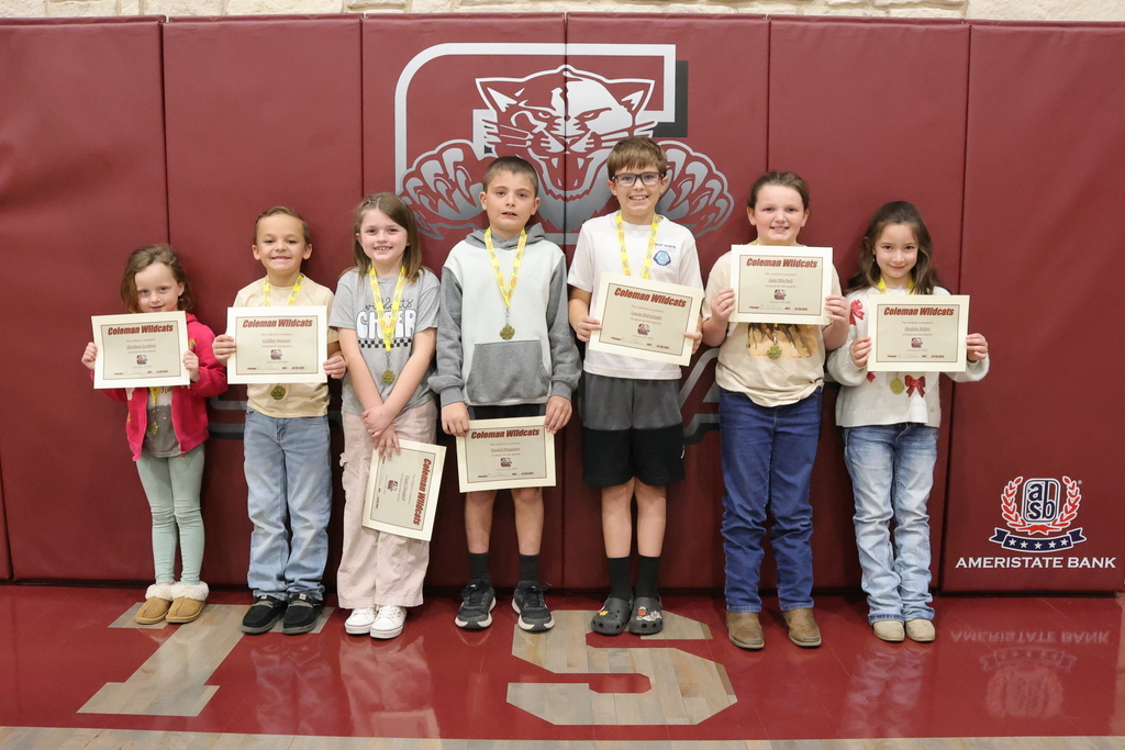 January Student of the Month