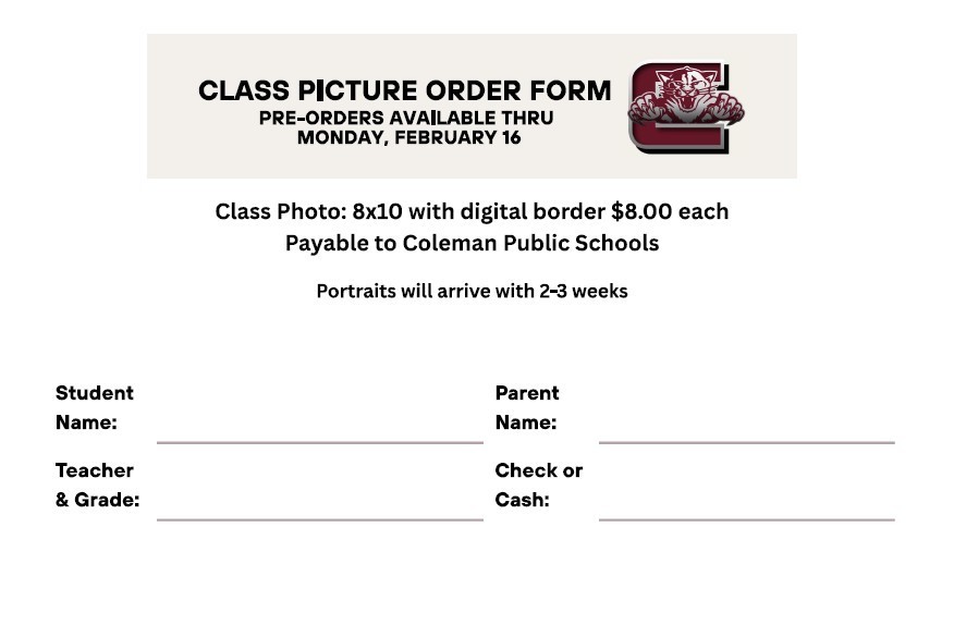 Class Picture Forms