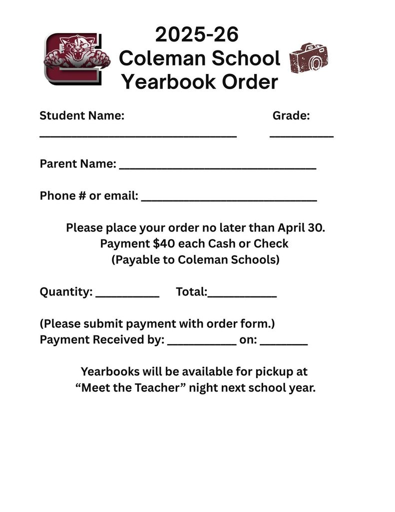 Yearbook Order