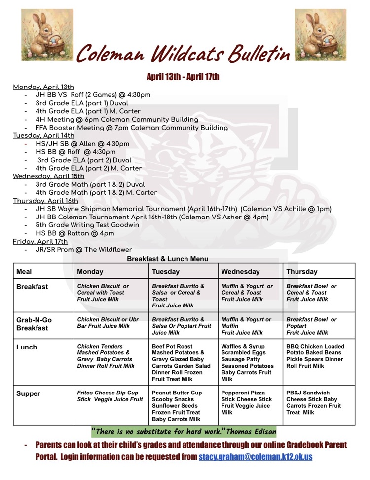 weekly bulletin 