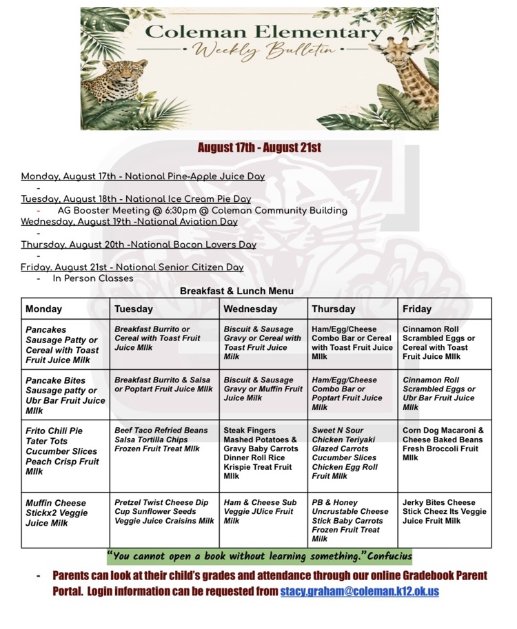 elementary bulletin