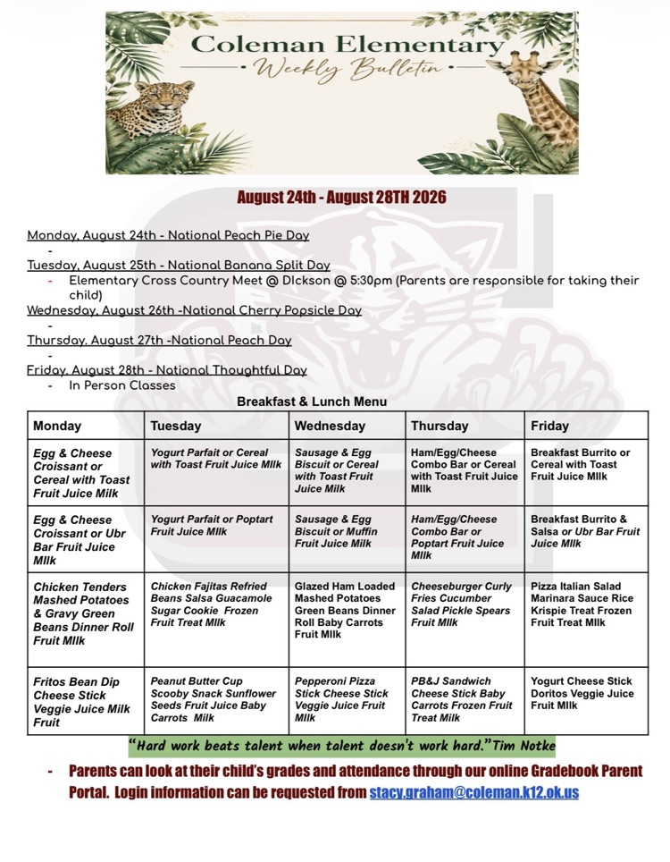 elem bulletin
