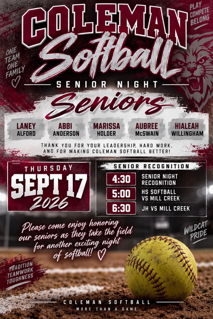 softball Senior night