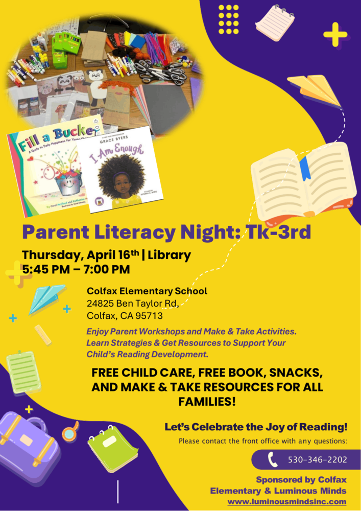 Parent Literacy Night