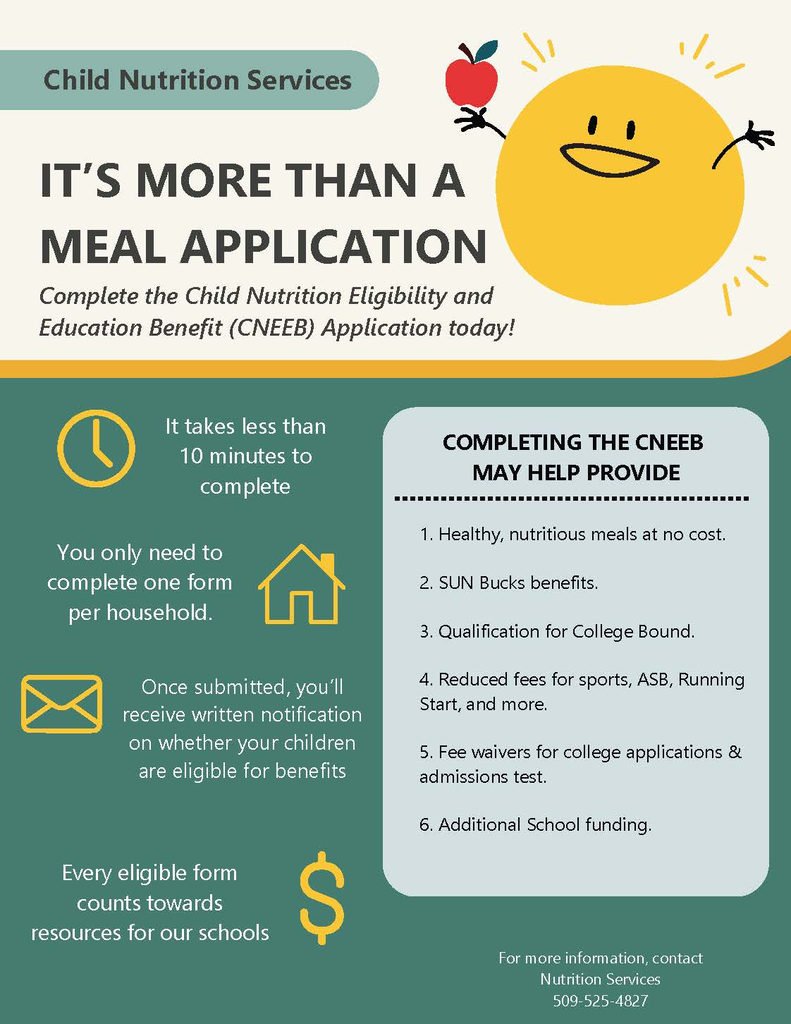 English Meal app flyer