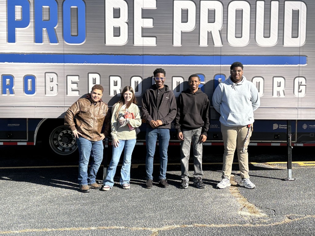 six CCMS students served as Ambassadors for Be Pro Be Proud SC.