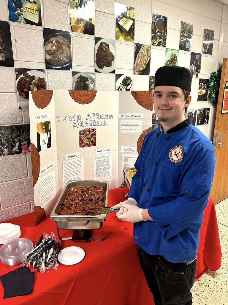 culinary expo showcasing their project