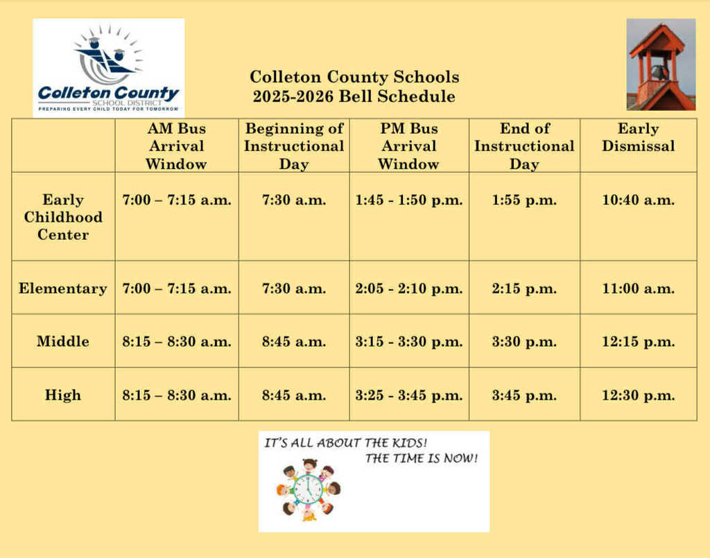 2025-2026 Bell Schedule