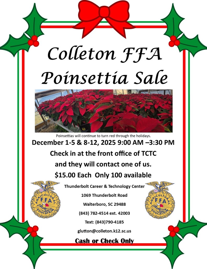 TCTC FFA Poinsettia sale
